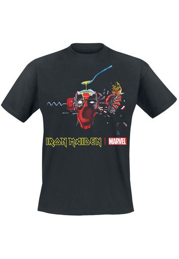 Iron Maiden - Iron Maiden x Marvel Collection - Can I Play With Madness - T-Shirt - Uomo - nero