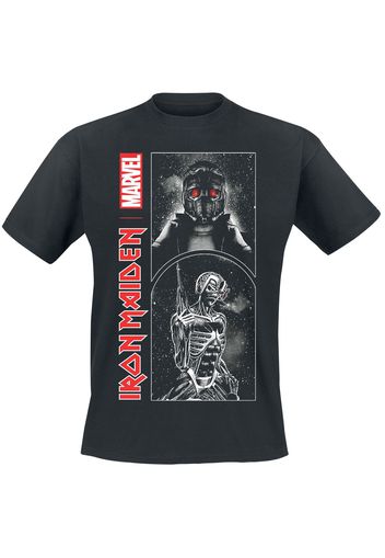 Iron Maiden - Iron Maiden x Marvel Collection - Marvel Starlord - T-Shirt - Uomo - nero