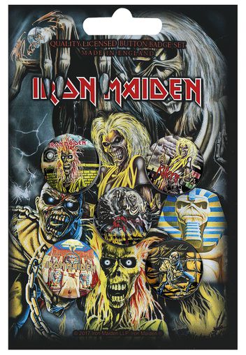 Iron Maiden - Early Albums - Set di spille - Unisex - multicolore