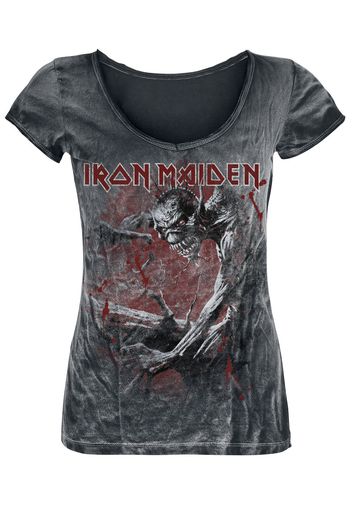 Iron Maiden - Fear Of The Dark Vintage - T-Shirt - Donna - nero effetto usurato