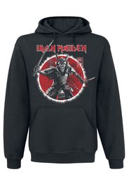 Iron Maiden - Eddie Warrior - Felpa con cappuccio - Uomo - nero