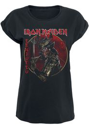Iron Maiden - Senjutsu Eddie Gold Circle - T-Shirt - Donna - nero
