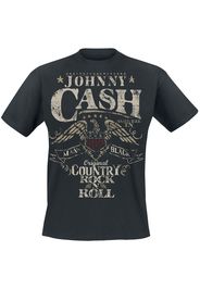 Johnny Cash - Original Country Rock 'n' Roll - T-Shirt - Uomo - nero