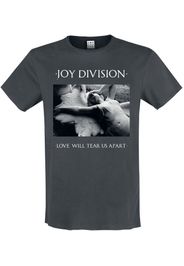 Joy Division - Amplified Collection - Love Will Tear Us Apart - T-Shirt - Uomo - carbone