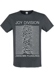 Joy Division - Amplified Collection - Unknown Pleasures - T-Shirt - Uomo - carbone