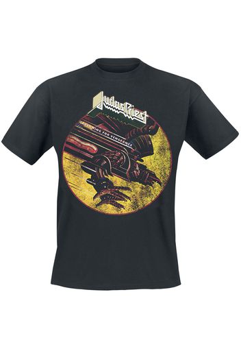 Judas Priest - SFV Distressed - T-Shirt - Uomo - nero