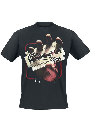 Judas Priest - British Steel 50HMY Tour - T-Shirt - Uomo - nero