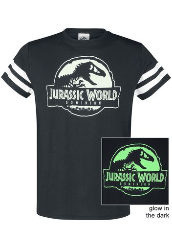 Jurassic Park - Jurassic World - Logo - T-Shirt - Uomo - nero