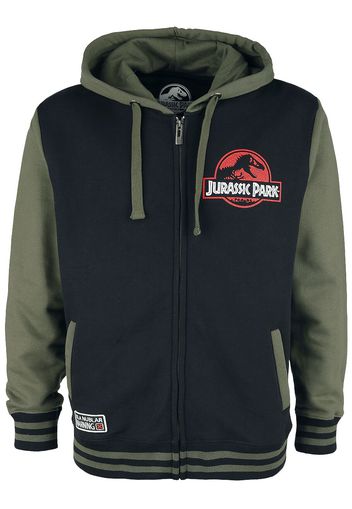 Jurassic Park - Isla Nublar - Felpa jogging - Uomo - nero verde