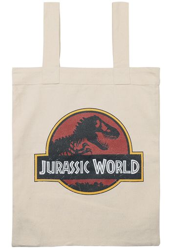 Jurassic Park - Jurassic World - Borsa di tela - Unisex - sabbia chiaro