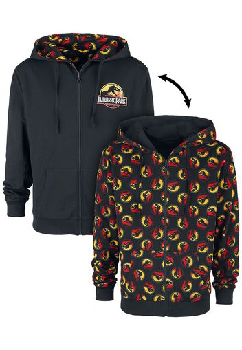 Jurassic Park - Logo - Felpa jogging - Uomo - nero