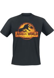 Jurassic Park - Jurassic World - Logo - T-Shirt - Uomo - nero