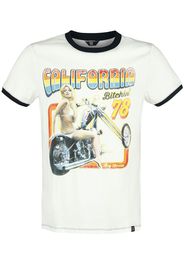 King Kerosin - California - T-Shirt - Uomo - nero bianco