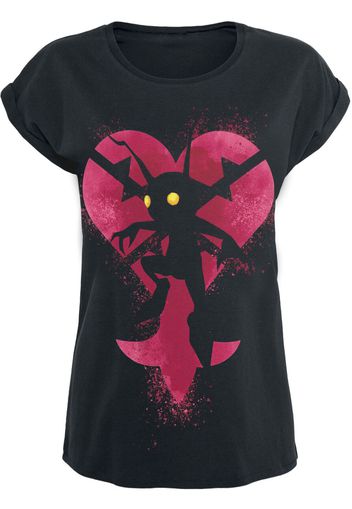 Kingdom Hearts - Heartless - T-Shirt - Donna - nero