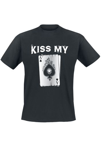 Kiss My Ass -  - T-Shirt - Uomo - nero