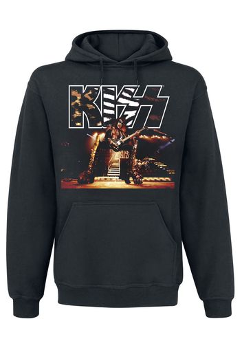 Kiss - Animal Stage - Felpa con cappuccio - Uomo - nero