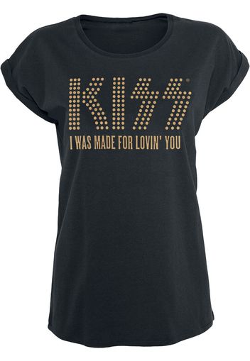 Kiss - I Was Made For Lovin' You - T-Shirt - Donna - nero