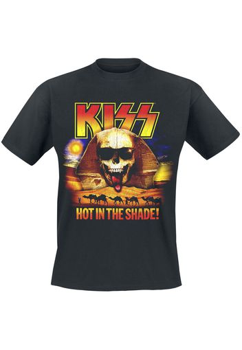 Kiss - Hot In The Shade - T-Shirt - Uomo - nero