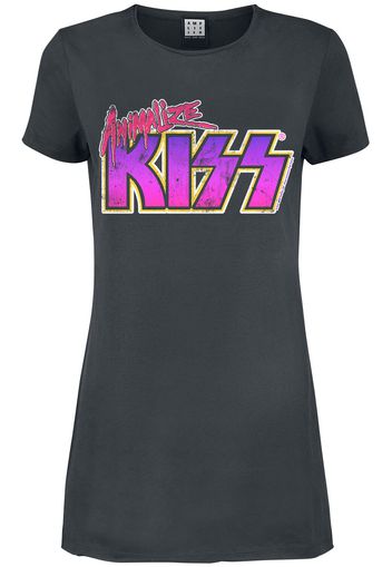 Kiss - Amplified Collection - Animalize - Miniabito - Donna - carbone