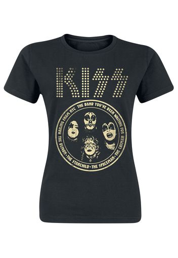 Kiss - Hailing From NYC - T-Shirt - Donna - nero