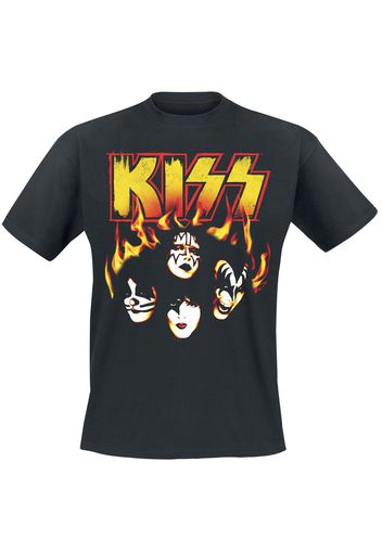 Kiss - Burn With Me - T-Shirt - Uomo - nero