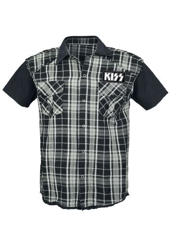 Kiss - Kiss Army - Camicia a maniche corte - Uomo - nero grigio