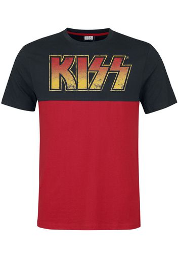 Kiss - Amplified Collection - Demon Face - T-Shirt - Uomo - nero rosso