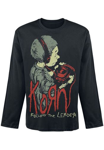 Korn - Walkman - Maglia a maniche lunghe - Uomo - nero