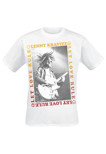 Kravitz, Lenny - Let Love Rule - T-Shirt - Uomo - bianco