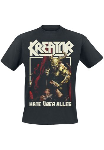 Kreator - Hate Über Alles Tracklist - T-Shirt - Uomo - nero