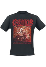 Kreator - Pleasure To Kill - T-Shirt - Uomo - nero