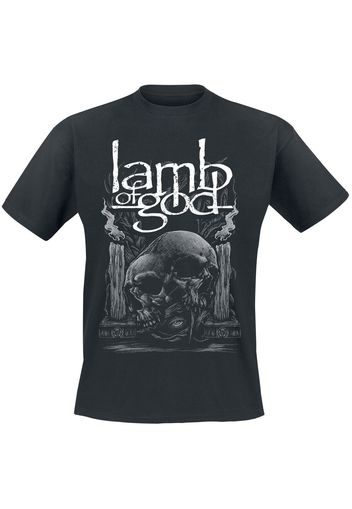 Lamb Of God - Candle Skull - T-Shirt - Uomo - nero