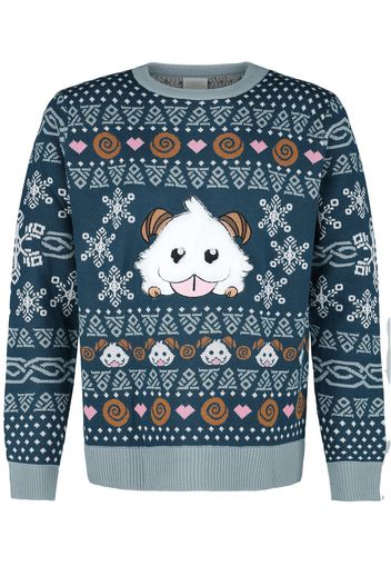 League Of Legends - Poro - Christmas Jumper - Uomo - multicolore