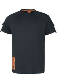 LEC - Break the meta - T-Shirt - Uomo - nero arancione