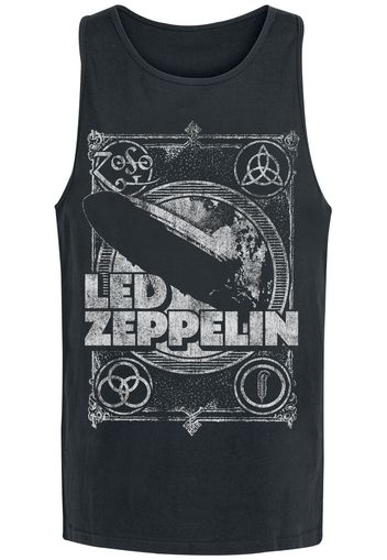 Led Zeppelin - Vintage Print LZ1 - Canotte - Uomo - nero