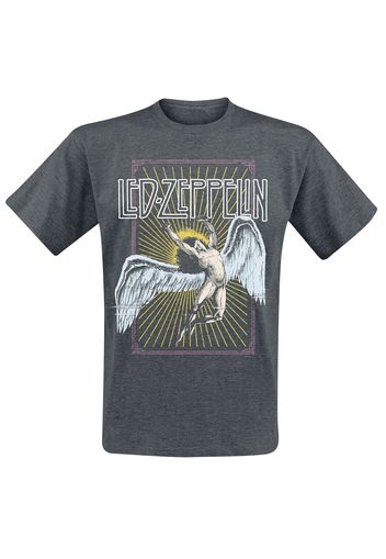 Led Zeppelin - Icarus Colour - T-Shirt - Uomo - grigio scuro