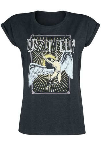 Led Zeppelin - Icarus Colour - T-Shirt - Donna - carbone