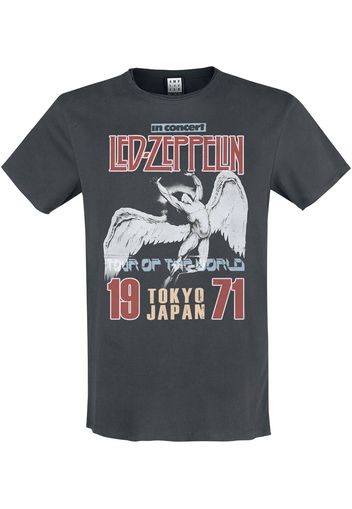 Led Zeppelin - Amplified Collection - Tokyo 71 - T-Shirt - Uomo - carbone