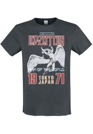 Led Zeppelin - Amplified Collection - Tokyo 71 - T-Shirt - Uomo - carbone