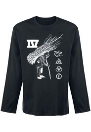 Led Zeppelin - IV Illustration Track List - Maglia Maniche Lunghe - Uomo - nero