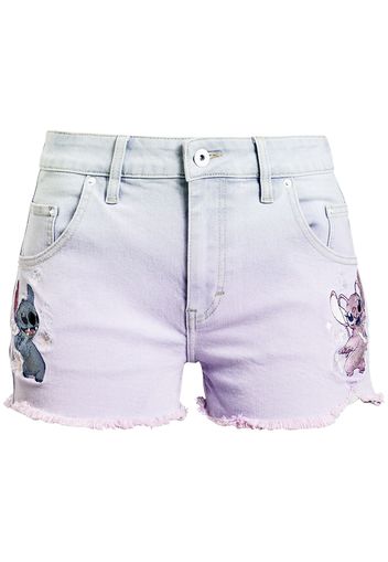 Lilo & Stitch - Stitch and angel - Shorts - Donna - denim