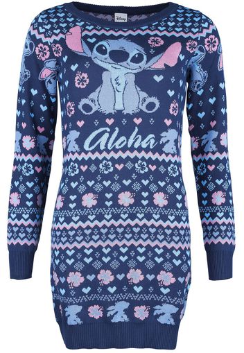 Lilo & Stitch - Lovely - Abito media lunghezza - Donna - multicolore