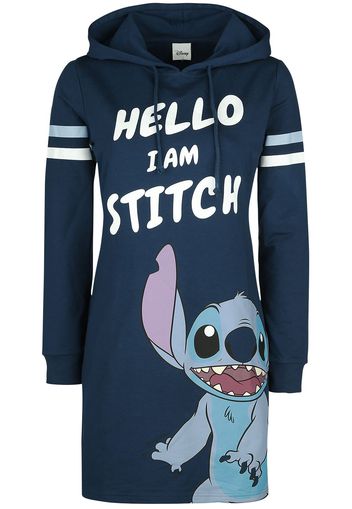 Lilo & Stitch - Hello I'm Stitch - Abito media lunghezza - Donna - blu