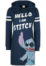 Lilo & Stitch - Hello I'm Stitch - Abito media lunghezza - Donna - blu