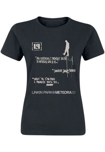 Linkin Park - Meteora 20th Anniversary - T-Shirt - Donna - nero