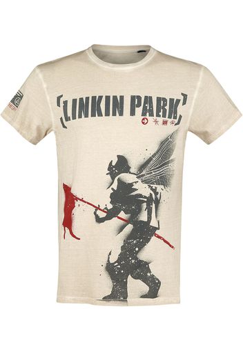 Linkin Park - Hybrid Theory - T-Shirt - Uomo - panna