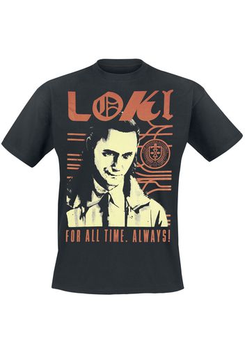 Loki - Loki For All Time - T-Shirt - Uomo - nero