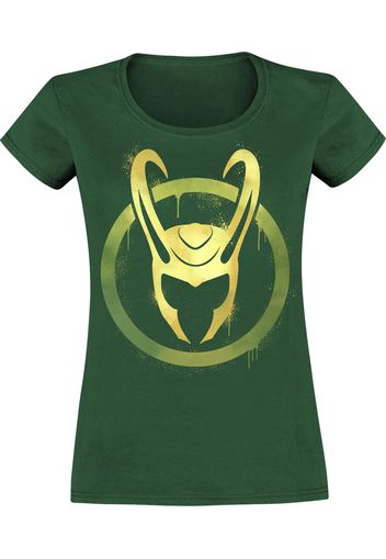 Loki - Helmet - T-Shirt - Donna - verde bottiglia