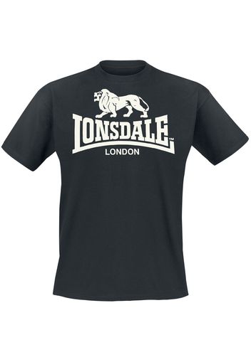 Lonsdale London - Logo - T-Shirt - Uomo - nero