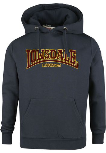 Lonsdale London - LL002 Hooded Classic - Felpa con cappuccio - Uomo - blu